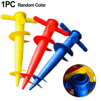 1PC Umbrella Base Adjustable Plastic Sun Beach Patio Sand Ground Fixing Tools Anchor Stand Spike Auger Keep Holder Garden Access Beauty World Shop
