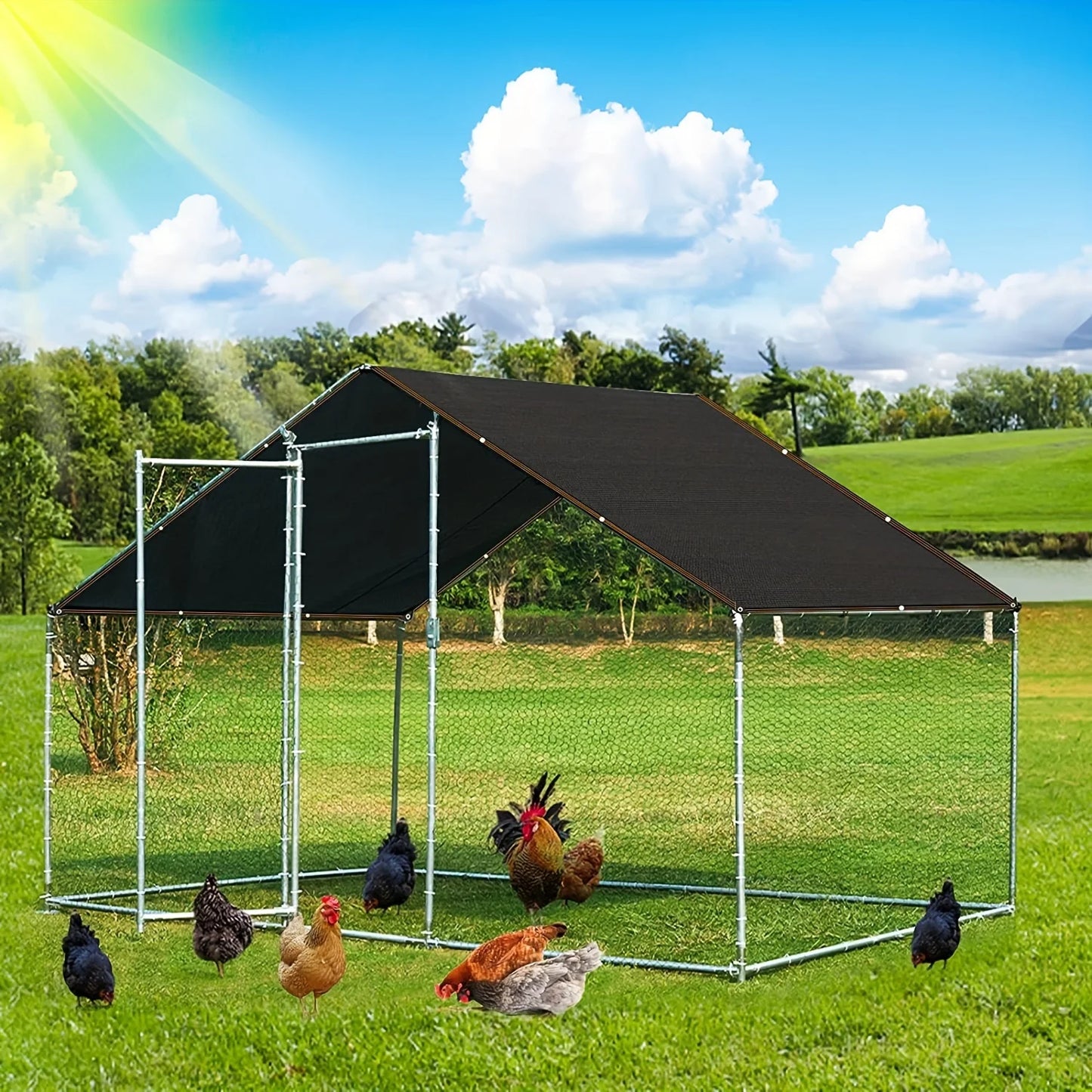 Black Shade Cloth Sunblock Mesh Cover Taped Edge With Grommets, Sun Net For Pergola, Plants Greenhouse, Gardens, Patio, Canopy Beauty World Shop