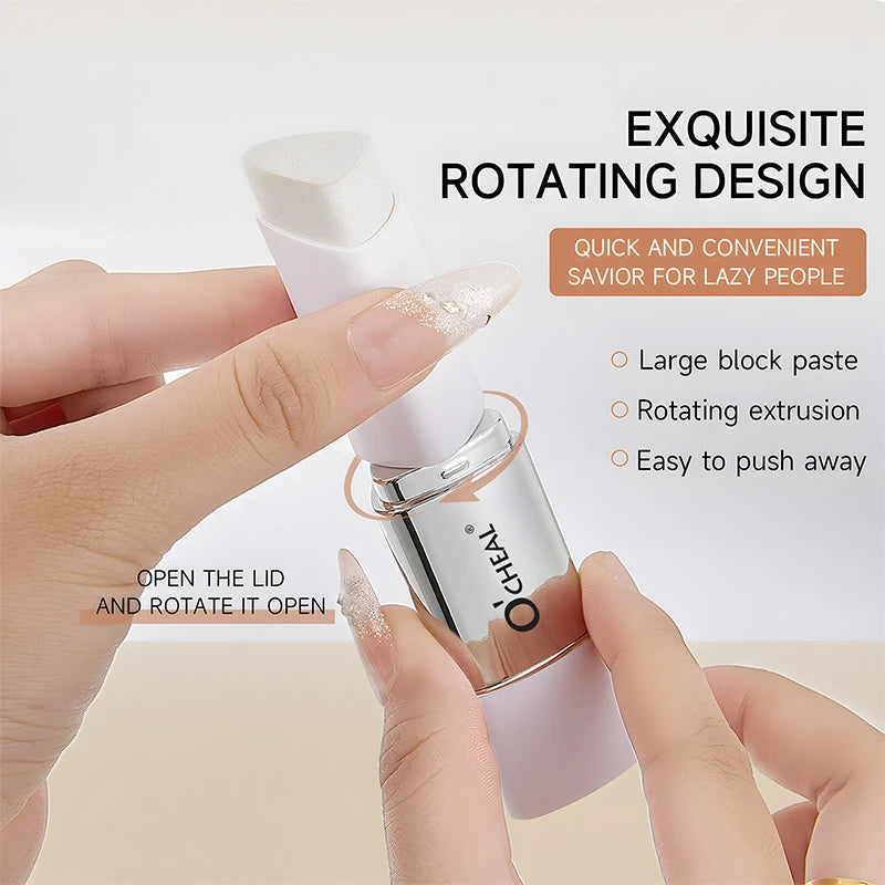 O'CHEAL Temperature Changing Foundation Stick Facial Coverage Blemishes Pores Double-Headed Face Matte Makeup Foundation Cream Beauty World Shop