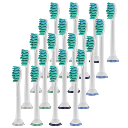 4-32pcs  Replacement Toothbrush Heads Compatible with Philips Sonicare Electric Brush Head 1100 2100 4100 4300 5100 5300 6100 Beauty World Shop