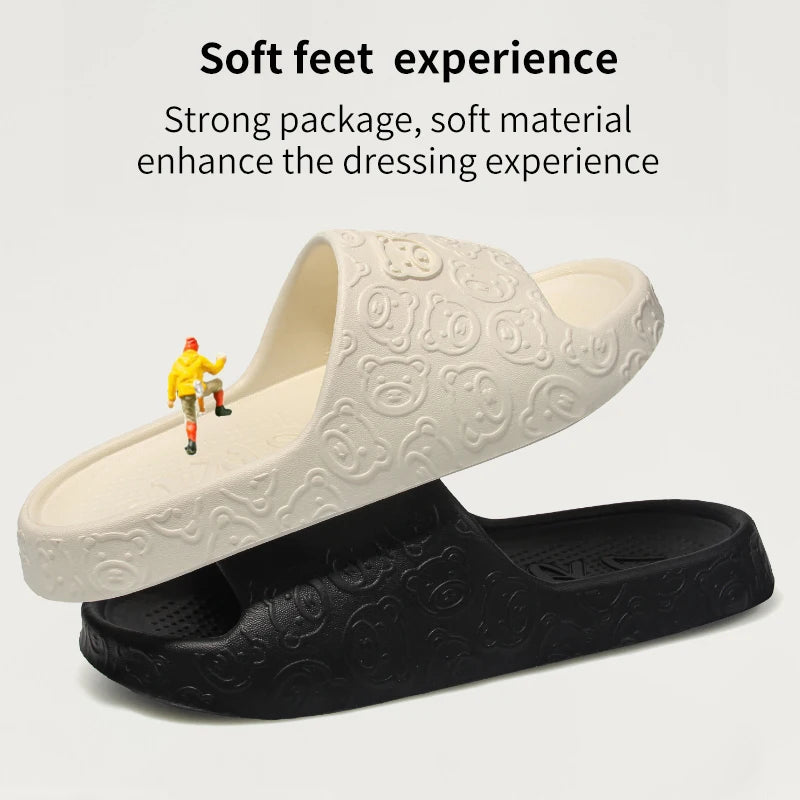 Non-slip Slippers Female Outer Wear 2024 New Bathroom Bathroom Indoor Home Sandals Female Summer Eva Beauty World Shop
