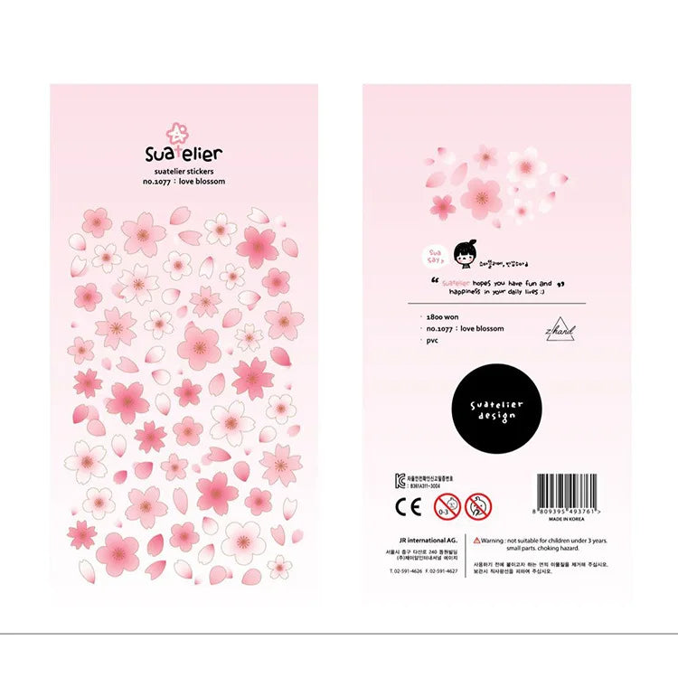 Korean Import Original Suatelier Collection Kawaii Daily Stickers Scrapbooking Diy Journal Stationery Sticker Deco Art Supplies Beauty World Shop