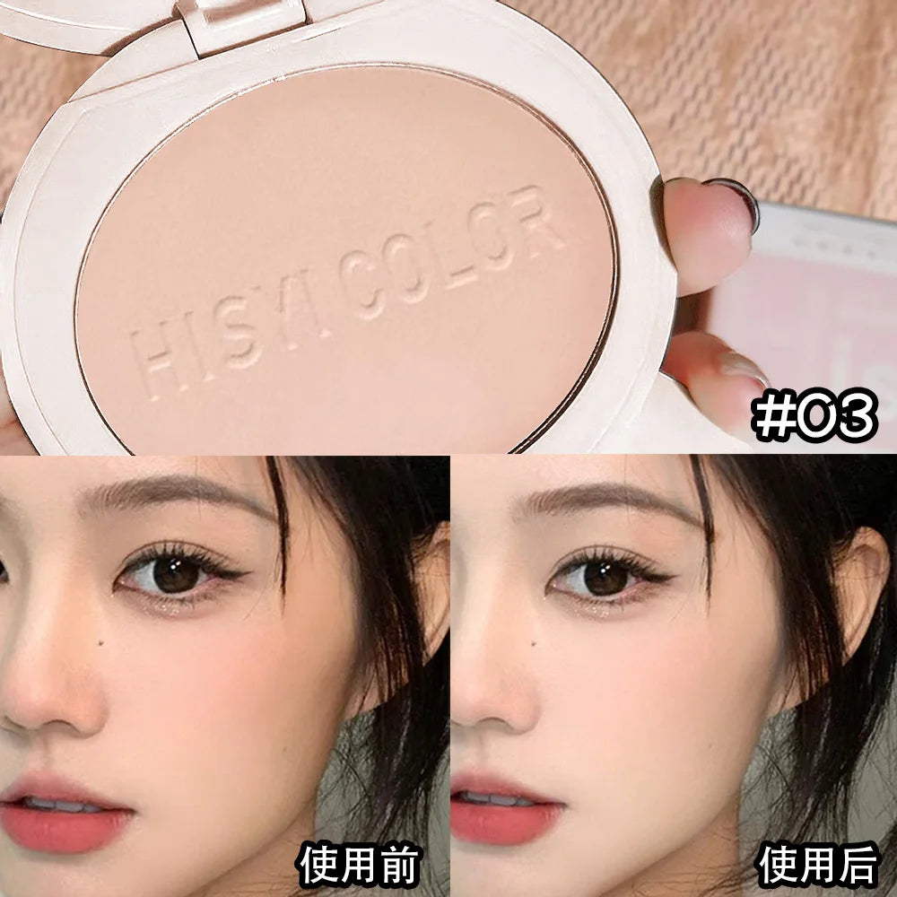 Soft focus fog powder,honey powder,dry powder,makeup,oil control,long-lasting waterproof,concealer,loose powder,biscuit skin Beauty World Shop