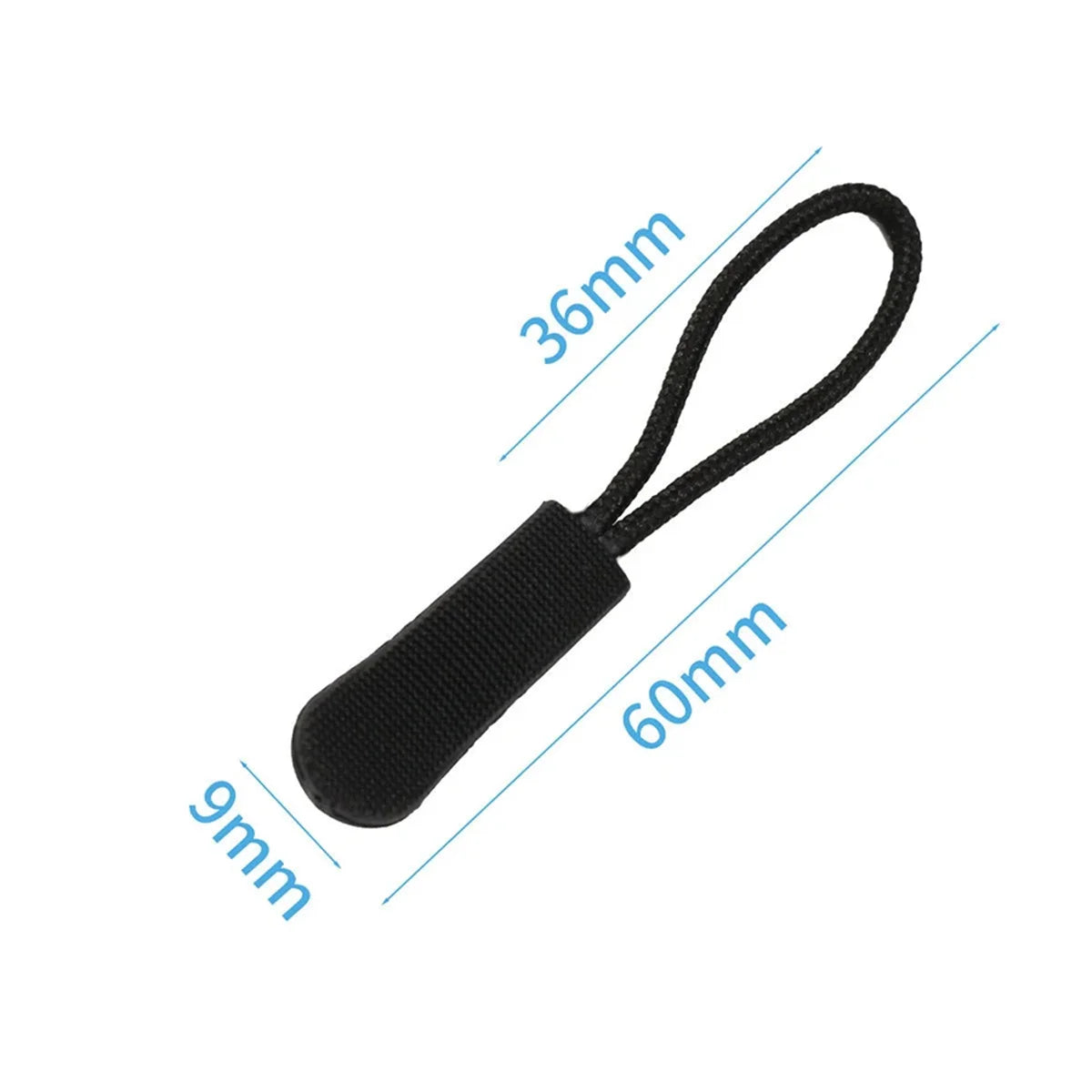 20 pcs zipper tail rope Clothing plastic zipper head zipper rope bag PVC tail strip Beauty World Shop
