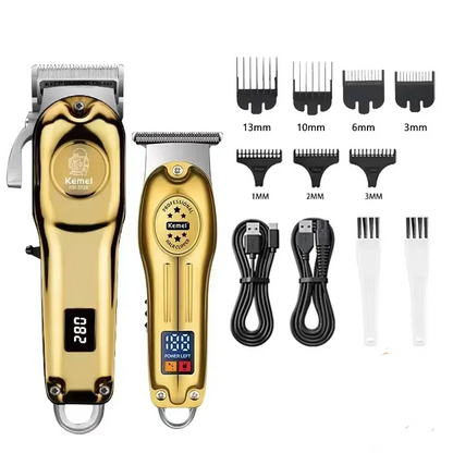 Kemei Hair Clippers KM-2628 KM-678 KM-2024 Professional Electric Beard Clipper Rechargeable Men's Shaver Hair Trimmer Kit Men Beauty Trend Shop