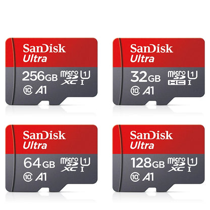 Original Sandisk Memory Card 256GB 128GB 64GB 32GB TF micro sd card Class 10 UHS-1 flash card Memory Microsd for Samrtphone PC Beauty World Shop