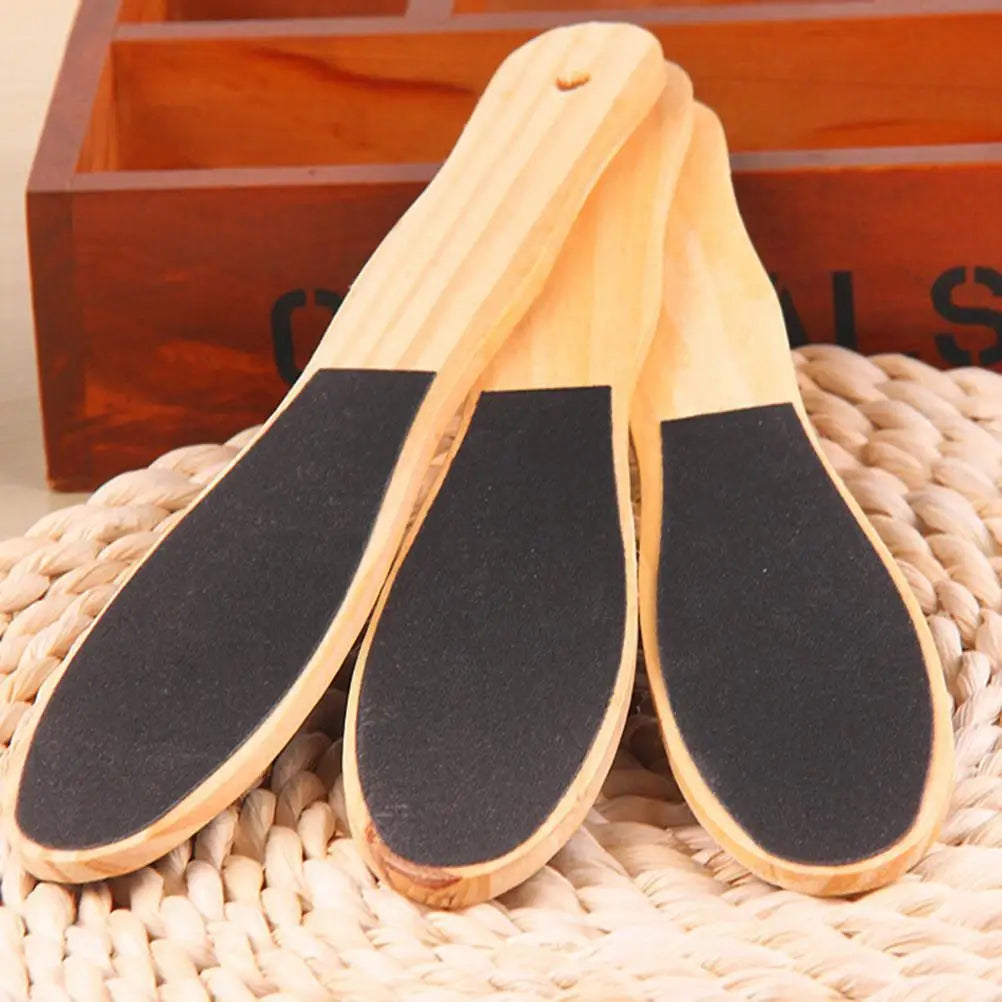 Professional Foot File Double Sided Deadskin Callus Remover for Feet Wooden File to Smooth Hard Coarse Tough Skin Foot Care Tool Beauty World Shop