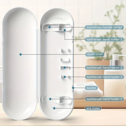 Electric toothbrush travel case，Portable dust-proof storage box，AdaptationOral-B iO Series electric toothbrushes Beauty World Shop