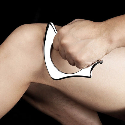 Professional Gua Sha Massage Tools, Stainless Steel Guasha Tool,Manual Massage Sticks for Jawline Sculpting & Puffiness Reducing Beauty World Shop
