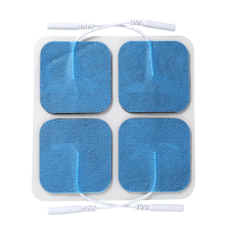 20/10-Pack 5x5cm Non-woven Electrode Pads Reusable for Muscle Stimulator TENS Acupuncture Digital Massage Machine Beauty World Shop