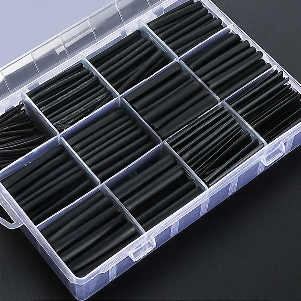 Heat Shrink Tube Kit Thermoresistant Tubing Heat Shrink Wire Wrapping Electrical Connection Cable Insulation Sleeved Protecter Beauty World Shop