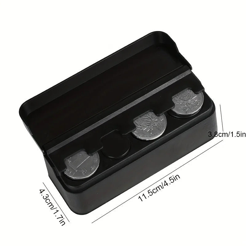 Car Coin Small Storage Home Dual Purpose Change Box Creative Coins Purse Euro Dispenser Holder Case Wallet Holders Money Boxes Beauty World Shop