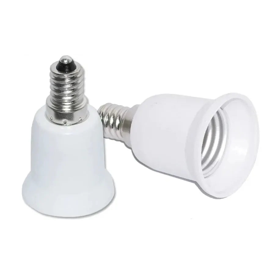 E14 to E27 Lamp Holder Converter Bulb Socket Lamp Base Adapter Plug Extender Sockets for Corn Light Bulbs Spotlight AC 110V-220V Beauty Trend Shop