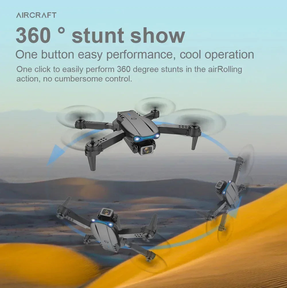 E99 K3 Pro HD 4K Drone with Dual Camera WiFi FPV Aerial Photography RC Quadcopter High Hold Mode Beauty Fashion