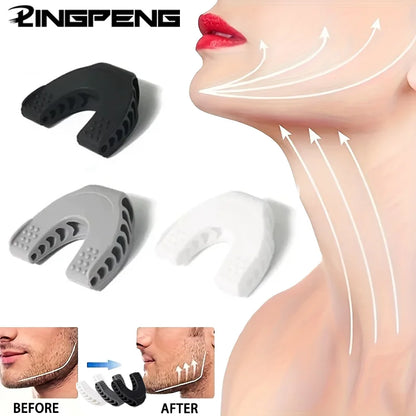 U Shape Jaw Exerciser New Facial Pop N Go Mouth Jawline Face Fitness Muscle Chew Ball Bite Breaker Training Equipment Beauty World Shop