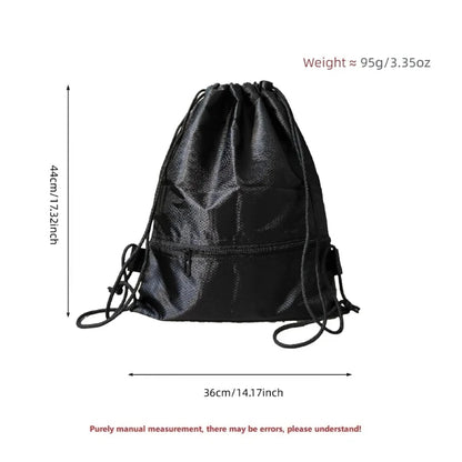 Unisex Drawstring Backpack – Lightweight Gym Bag, Travel Tote, School & Work for Men & Women | Minimalist Daily Carry All-in-One Beauty World Shop