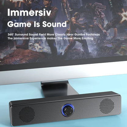 Wired Wireless Bluetooth Speaker Sound Box Bar Soundbar Computer PC TV Laptop Desktop Music Portable Caixa De Som Audio System Beauty World Shop