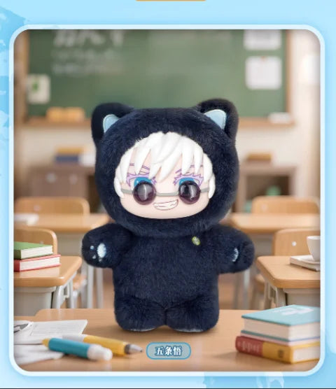 BANDAI Jujutsu Kaisen Battle V2 Cat Paradise Party Series Blind Box Cute Plush Doll Pendant Anime Periphery Surprise Gift Beauty World Shop