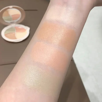 4 in 1 waterproof concealer palette, long-lasting moisturizing natural, creamy texture, covers blemishes/dark circles/acne Beauty World Shop