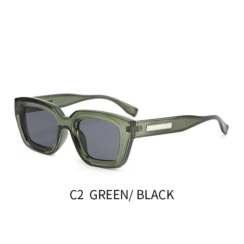 2023 Retro Square Sunglasses UV400 Protection Fashion Eyewear for Men Women Outdoor Shades Beauty World Shop