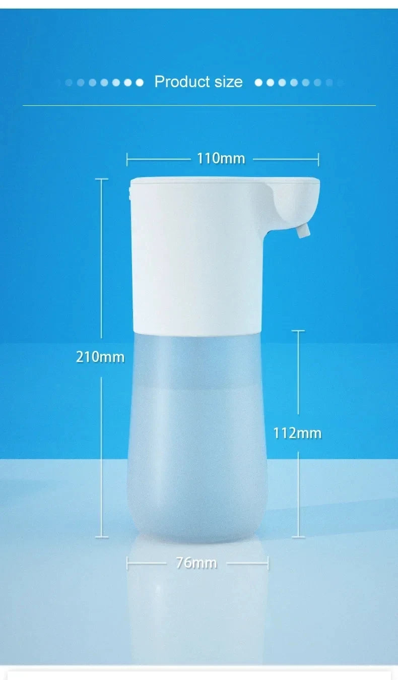 HOMEFISH Smart Sensor Automatic Soap Dispenser 350ml USB Charging Contactless Soap Foam Dispenser Hand Sanitizer Machine Beauty World Shop