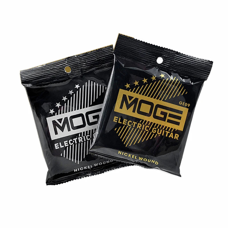 MOGE Hexagonal Carbon Steel Electric Guitar Strings Nickel Alloy Super Light Tension Accessories Beauty World Shop