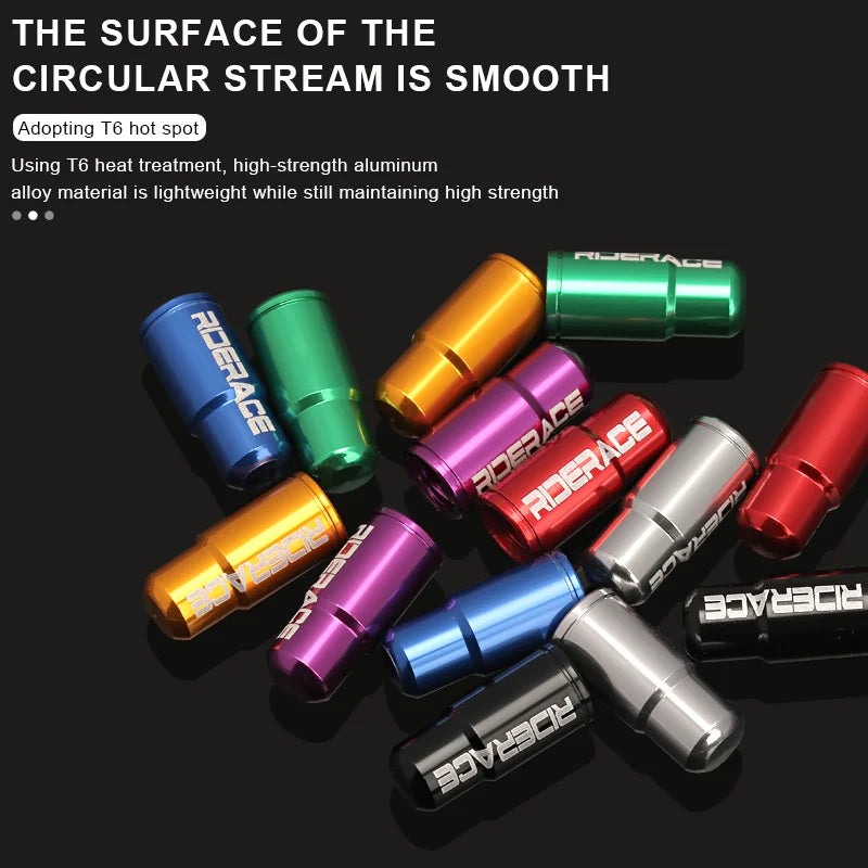 2/4/10Pcs Bicycle Tire Valve Cap Dustproof Lightweight Aluminum Alloy MTB Road Bike Tube Tyre Gas Nozzle Cover For FV Presta Beauty World Shop