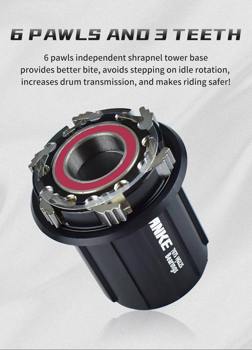 TANKE 120 Click Hub Bearing MTB Hub Front Rear 32 36 Holes Disc Brake Bicycle Hubs 7 8 9 10 11 12 Speed Quick Release 6 Pawl Hub Beauty World Shop