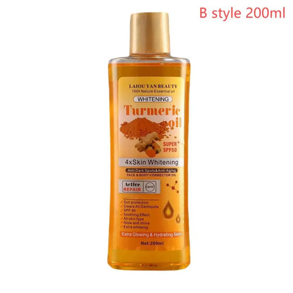 Turmeric Essential Oil Facial Body Massage oil Moisturizing Diffuser Aromatherapy Brightening Smoothing Body Face Skin Care 200m Beauty Trend Shop