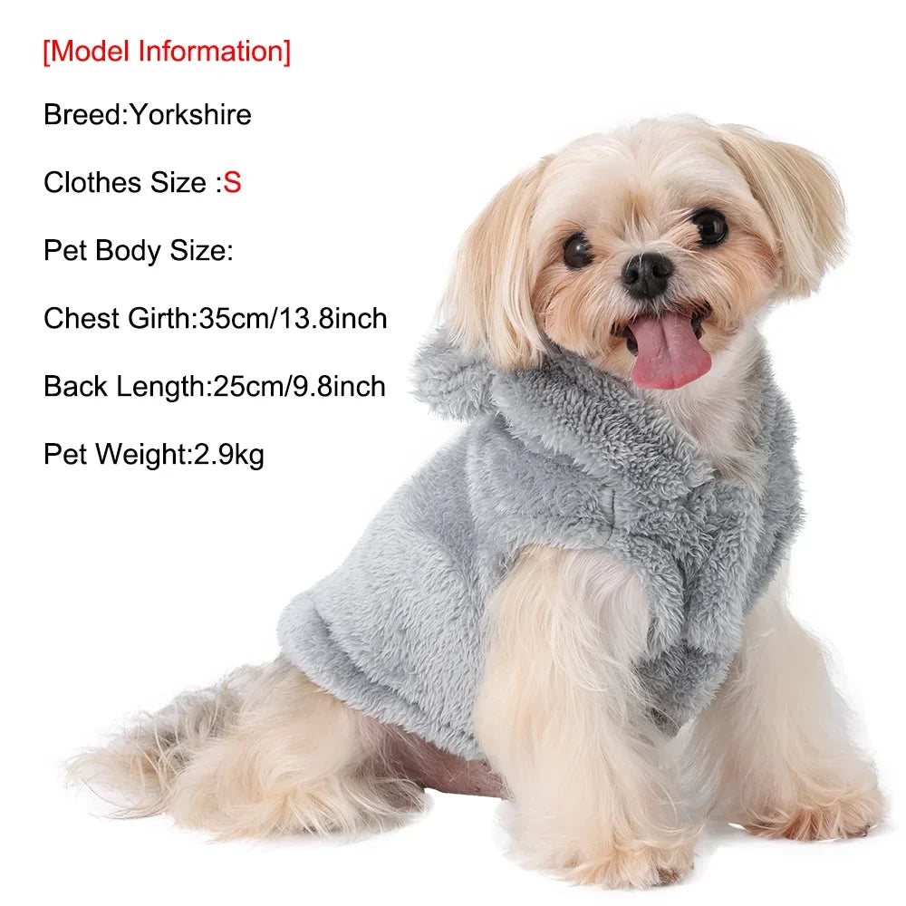 Autumn Winter Cat Clothes Soft Warm Cute Kitten Sweater Pet Fleece Costume For Small Medium Dogs Cats Kitty Sphynx Hoodies Coat Beauty World Shop