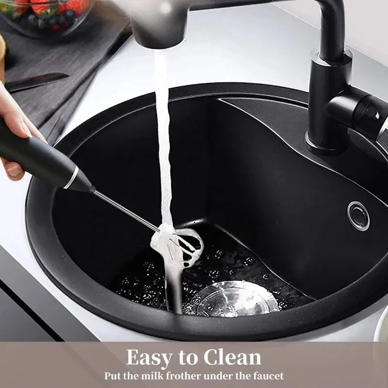 Portable Electric Milk Frothers Handheld Blender USB Mini Coffee Maker Whisk Mixer Cappuccino Cream Egg Beater Food Blender Beauty World Shop