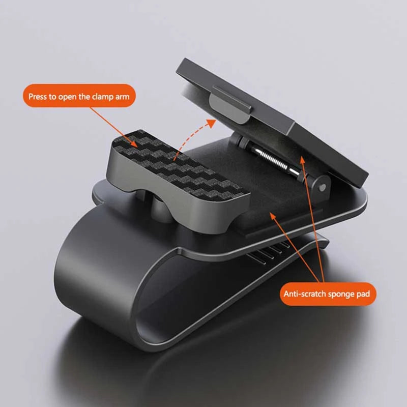 Car Carbon Fiber Eyeglass Clip Multifunctional Car Sunglasses Frame Ticket Clip Horizontal Sunshade Sunglasses Storage Product Beauty World Shop