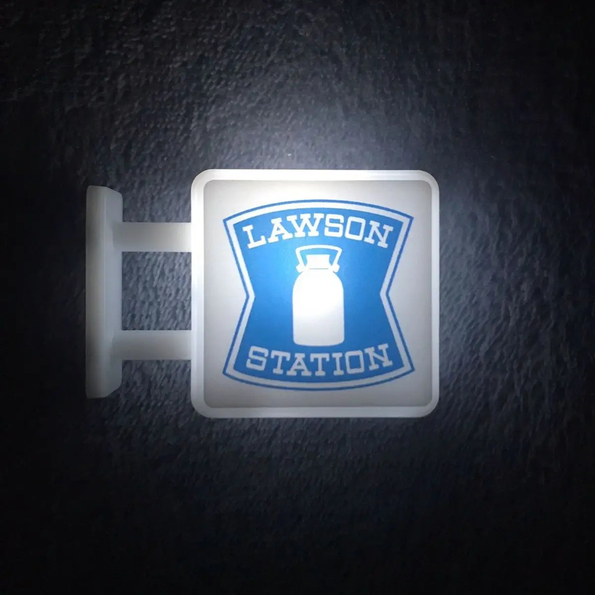 Hot Convenience Store Fridge Magnet Miniature Model Magnetic Attraction Decorate Night Light Atmosphere Light Glowing Signboard Beauty World Shop