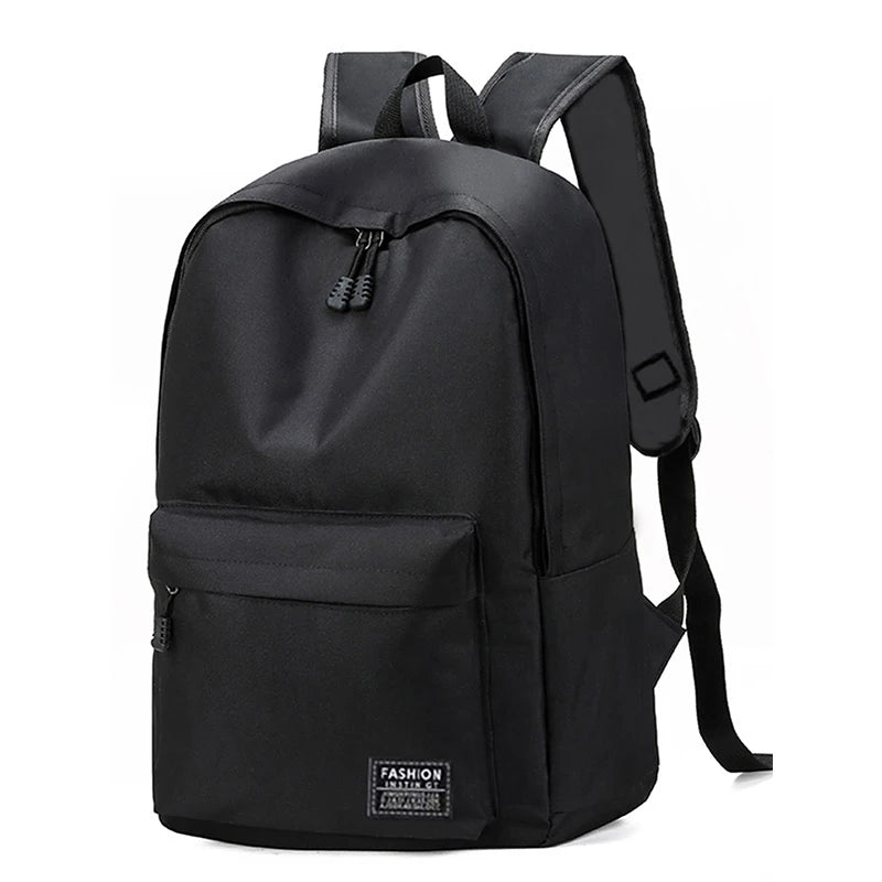 15 Inches Versatile Backpack Trendy Washable Oxford Cloth Computer Bag Black Gray Blue Red School Student Backpack Unisex Beauty Fashion