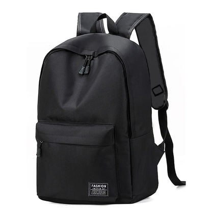 15 Inches Versatile Backpack Trendy Washable Oxford Cloth Computer Bag Black Gray Blue Red School Student Backpack Unisex Beauty Fashion