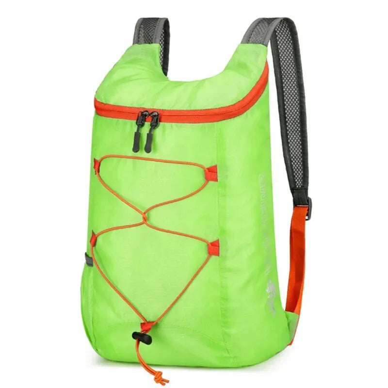 Multifunctional Outdoor Folding Backpack High Density Lightweight Waterproof Nylon Fabric Sports Bag for Camping Hiking Travel Beauty World Shop