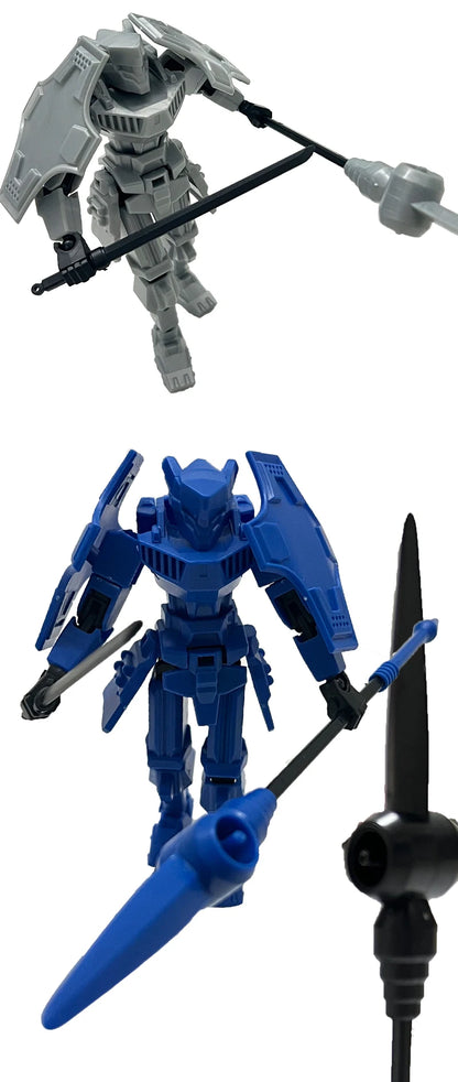 Multi-Jointed Movable Shapeshift Robot Warrior 3D Printed Knight Mannequin Dummy Toys Kids Adults Parent-children Games gifts Beauty World Shop