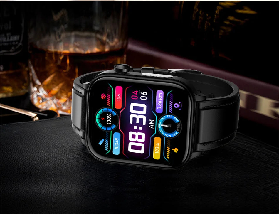 2025 New 24-Hour Health Monitoring Smart Watch Men Uric Acid Blood Lipids Heart Rate Bluetooth Call Smartwatch Women Beauty World Shop