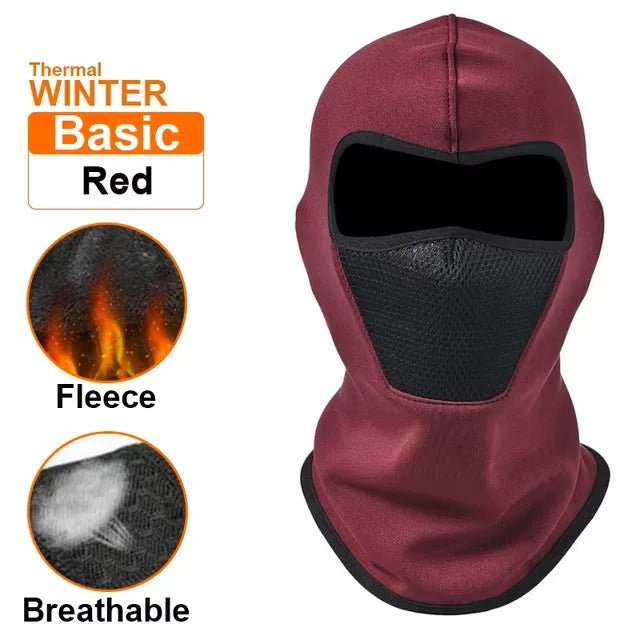 Thermal Winter Balaclava Cycling Full Face Mask Warm Outdoor Sports Motorcycle Ski Fishing Hunting Mask Fleece Scarf Cap Bandana Beauty World Shop