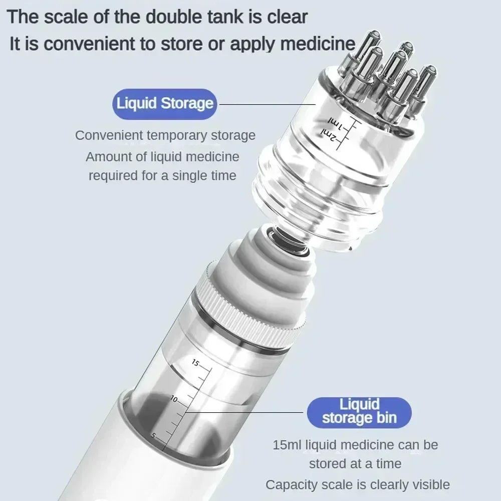 1pc Portable Scalp Applicator Liquid Comb Mini Massager Essential Oil Liquid Guiding Massager Anti Hair Loss Scalp Care Tool