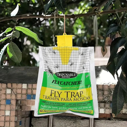 1-30Pcs Hanging Fly Trap Disposable Fly Catcher Bag Mosquito Trap Catcher Fly Wasp Insect Bug Killer Flies Trap for Outdoor Beauty World Shop