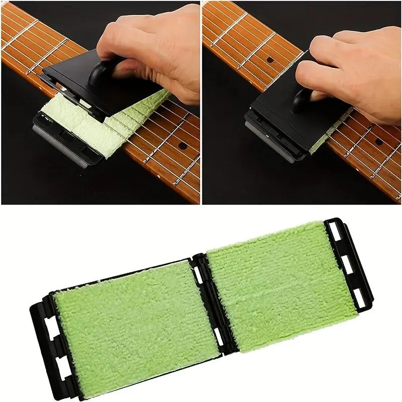 Miwayer Guitar String Cleaner Clean Fretboard Cloth Tool for Maintenance and Care of Violin, Bass, Ukulele, Electric Guitars Beauty World Shop