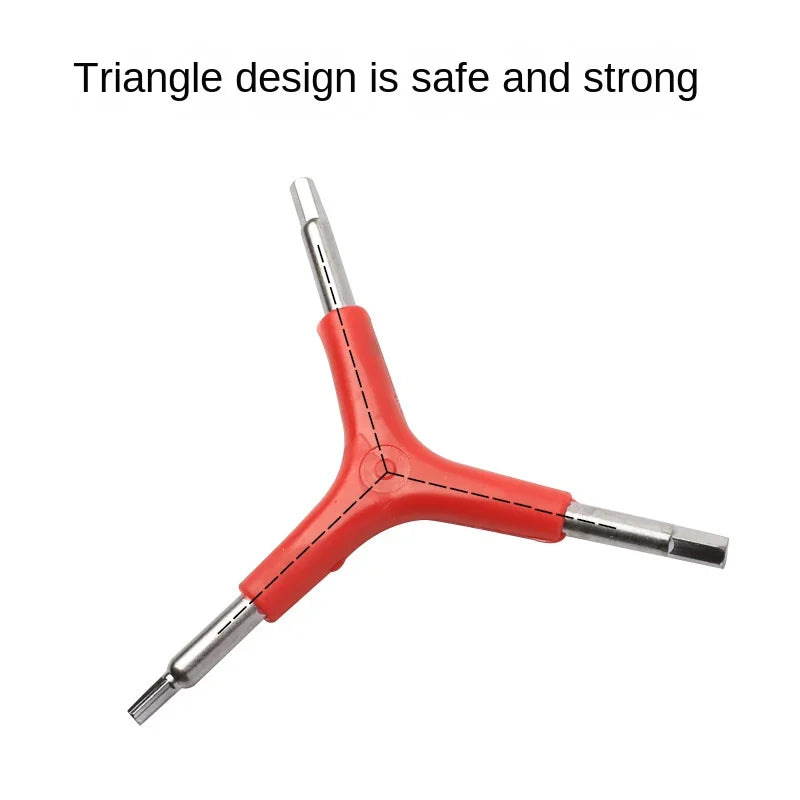 1pc Y Shape Bike Allen Wrench Internal Hexagon Wrenches 4mm 5mm 6mm MTB Road Bicycle Cycling Hex Key Tool Beauty World Shop