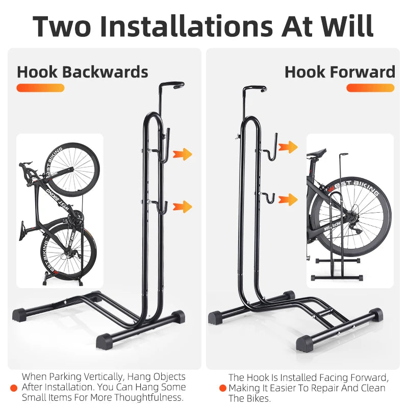 WEST BIKING 3 In 1 Bicycle Parking Rack Multifunctional Bike Indoor Garage Storage Stand MTB Road Bike Maintenance Repair Stand Beauty World Shop