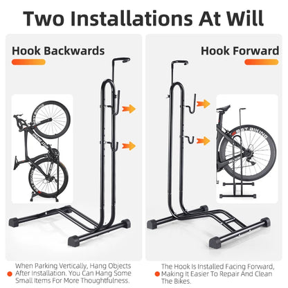 WEST BIKING 3 In 1 Bicycle Parking Rack Multifunctional Bike Indoor Garage Storage Stand MTB Road Bike Maintenance Repair Stand Beauty World Shop