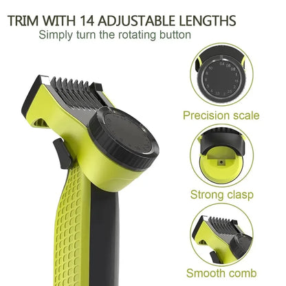 2025 Guide Comb Guards for  One Blade QP2520 QP2530 QP2630 QP2620 Electric Trimmer Shaver 14 Length Adjustable Kit