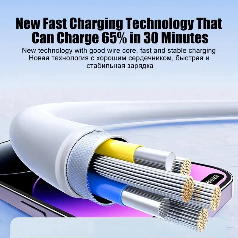 20W PD USB to Lighting USB C to Lighting Fast Charger Cable For Apple iPhone 14 13 12 11 Pro Max X XR Plus iPad Data Sync Line Beauty World Shop