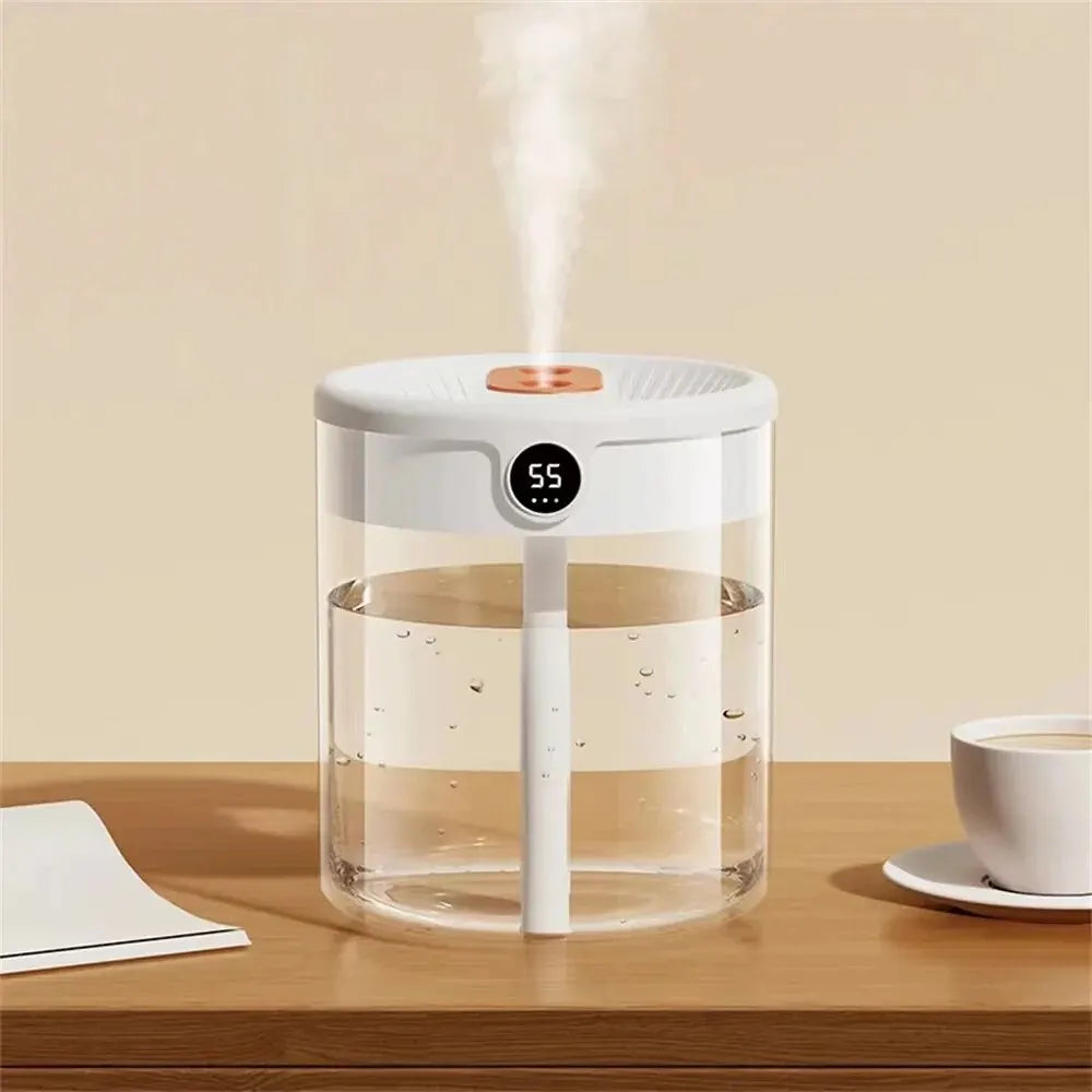 2L Humidifier Household Small Large Capacity Mute Bedroom Usb Office Desktop Portable Student Two Port Spray Water Supplement Beauty World Shop