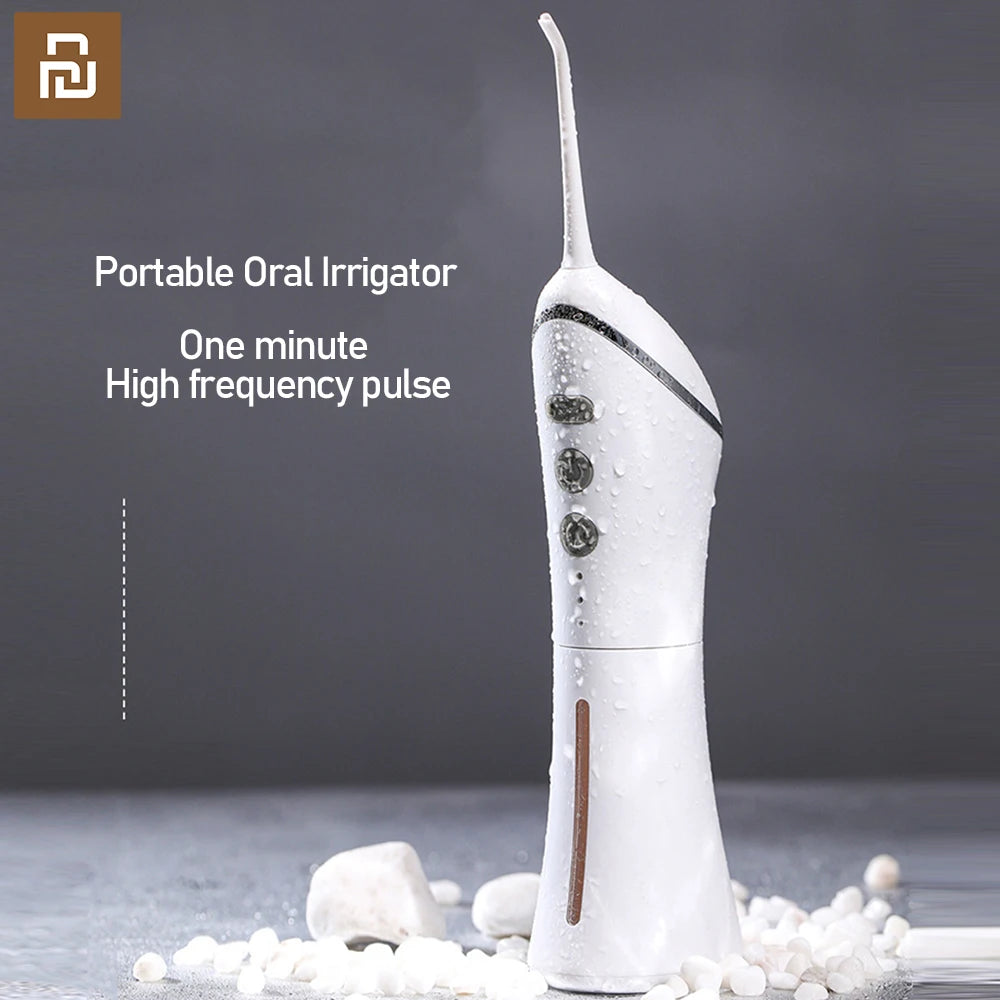 YOUPIN Oral Irrigator Water Flosser Electric Dental Whitening USB Rechargeable Gums Care Portable Jet Tooth Scaler MI NEW Beauty World Shop