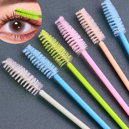 50Pcs Eyelash Brushes Makeup Brushes Disposable Mascara Wands Applicator Spoolers Eye Lashes Cosmetic Brush Lash Extension Tool Beauty World Shop